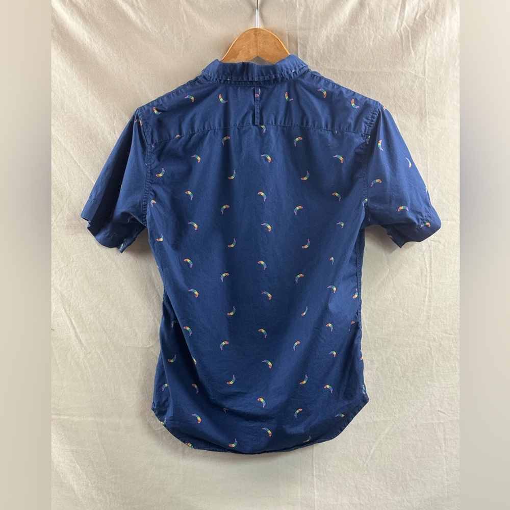 Banana Republic Lux Poplin Slim Fit Button Down Shirt Size XS - Picture 2 of 4